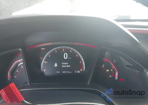 2019 Honda Civic Type-R Touring из США, поврежденный, VIN SHHFK8G71KU203990